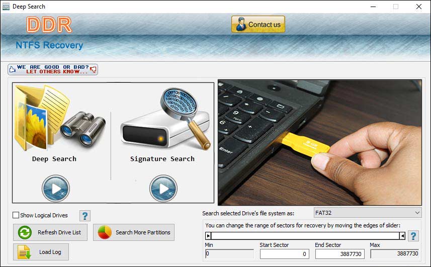 NTFS Partition Recovery screen shot